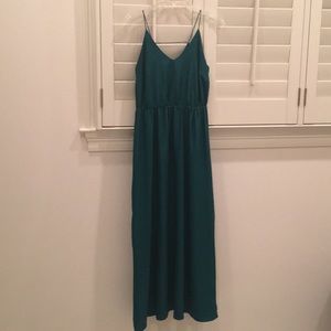 Loft Emerald Green Maxi Dress